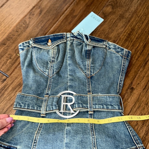 REVICE Denim Demi Dress - Picture 4 of 7